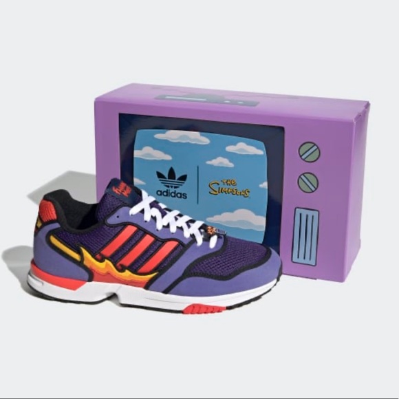 Adidas ZX 1000 The Simpsons Flaming Moes Size 8.5 - Picture 5 of 5